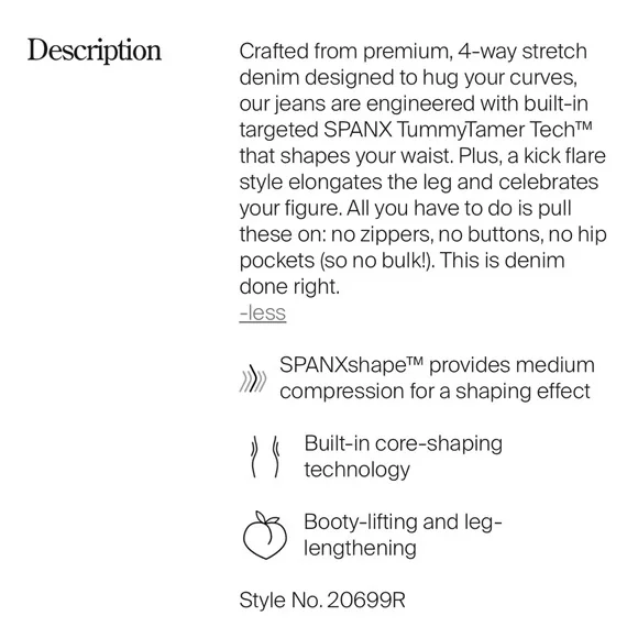 Spanx Kick Flare Tall Jeans - Picture 2 of 13